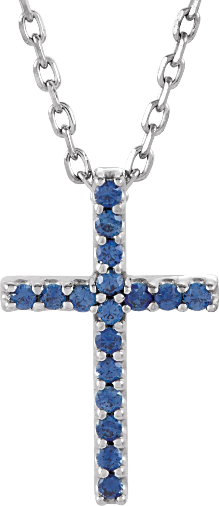 Petite Cross Necklace, view 2