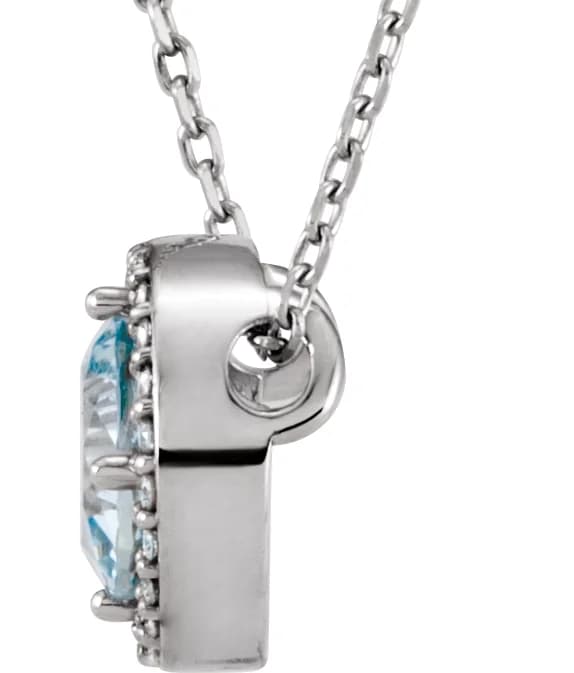Halo-Style Necklace, view 3