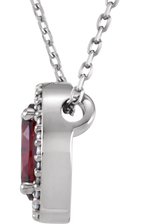 Halo-Style Necklace, view 3
