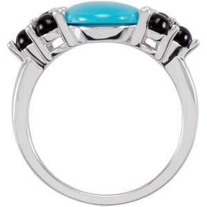 Accented Cabochon Ring view 2
