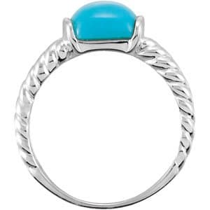 Solitaire Rope Ring view 2