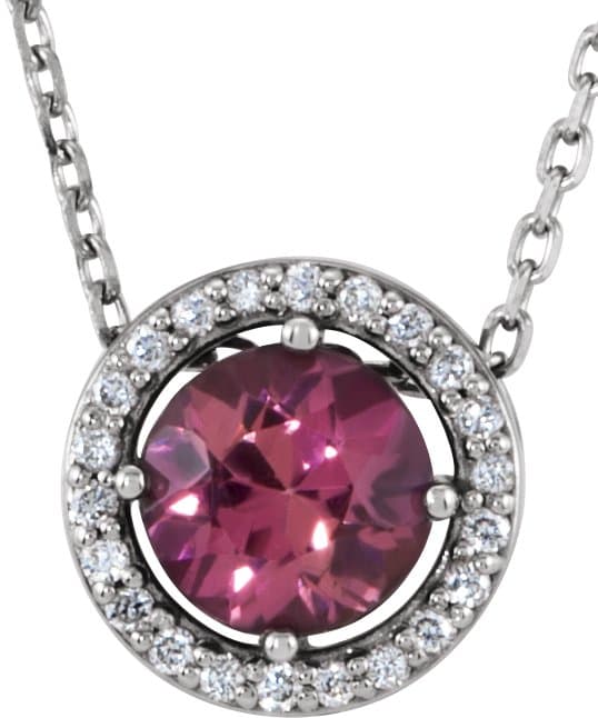 Halo-Style Necklace or Pendant view 1