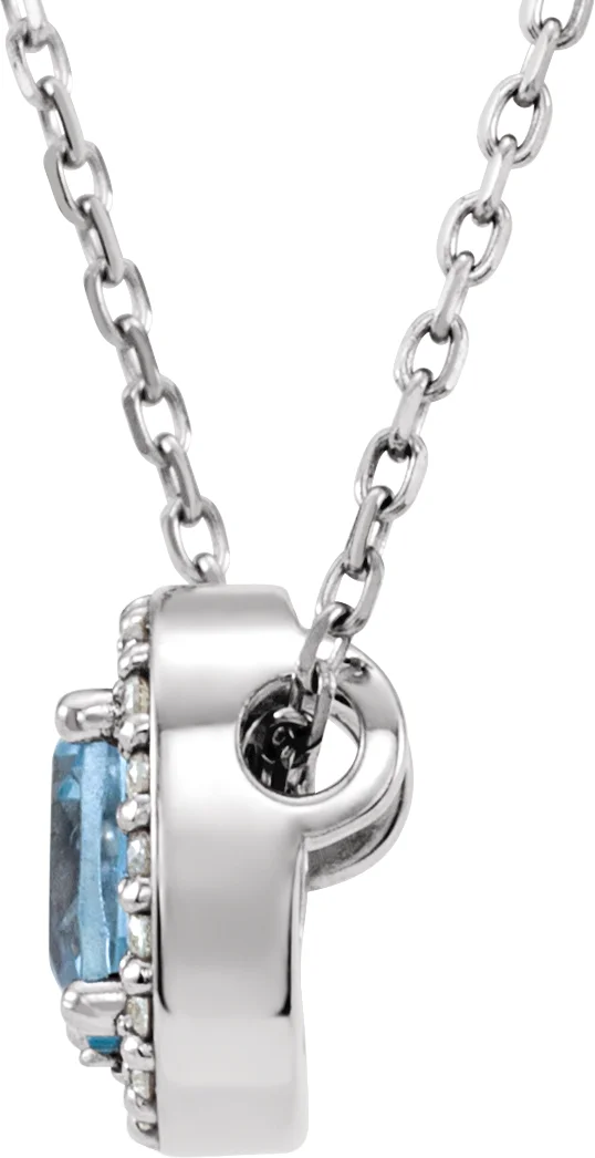 Halo-Style Necklace, view 3