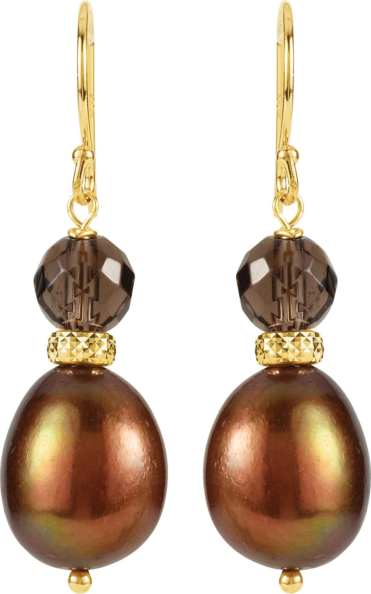Accented Pearl Earrings view 2