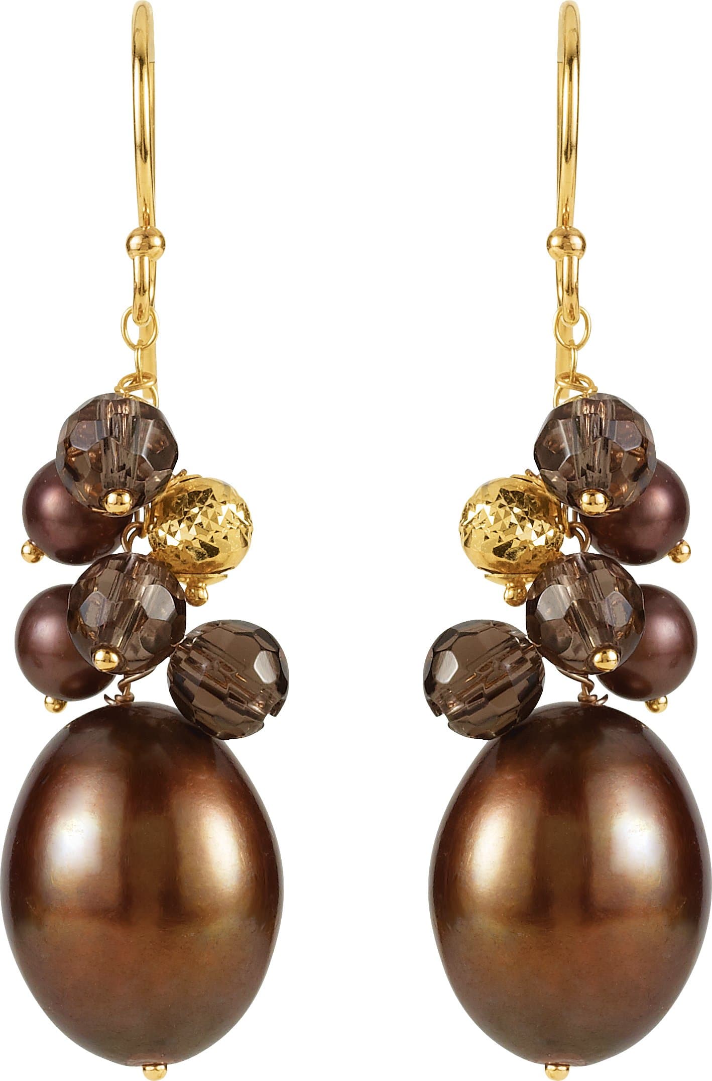 Accented Pearl Earrings view 2