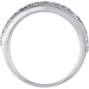 Accented Criss-Cross Ring view 2