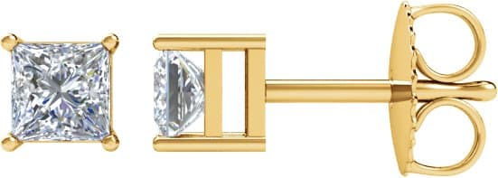 14K White 1 1/2 CTW Natural Diamond Earrings