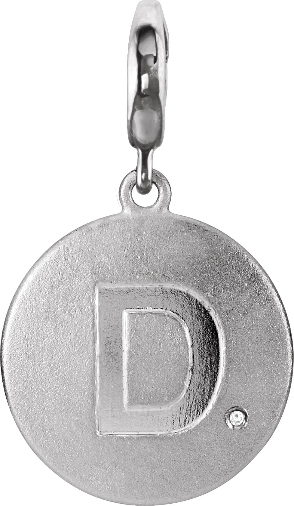 Accented Initial Charm/Pendant
