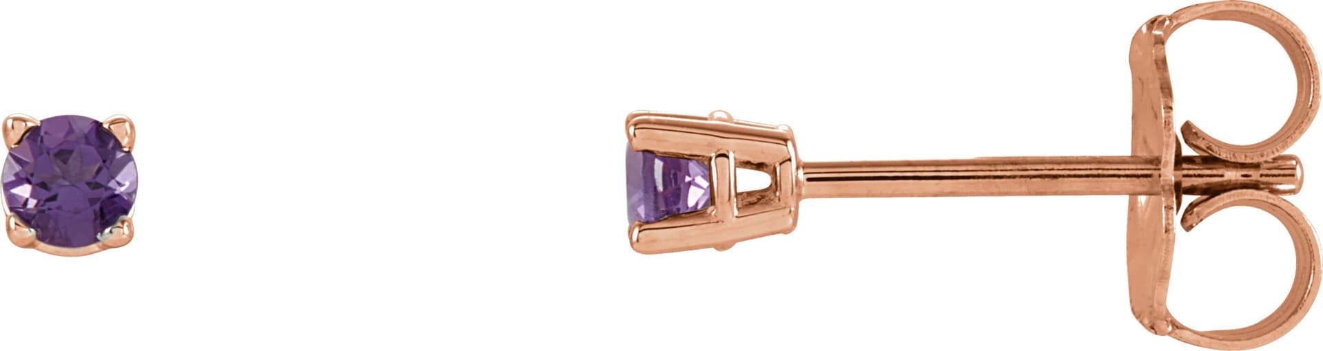 14K Rose 1 1/2 CTW Natural Diamond Earrings