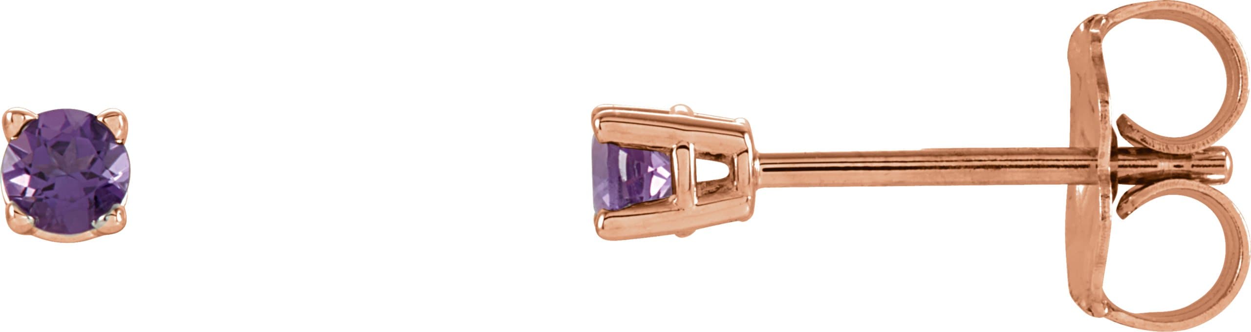 14K Rose 1 1/2 CTW Natural Diamond Earrings