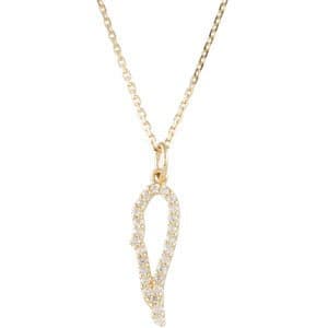 14K White 1/10 CTW Natural Diamond Angel Wing 18 Necklace