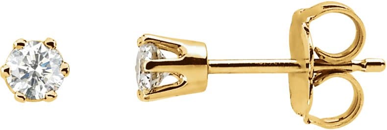14K White 1 1/2 CTW Natural Diamond 6-Prong Stud Earrings
