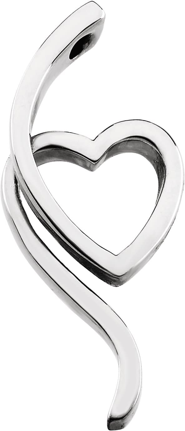 10K Yellow Heart Pendant