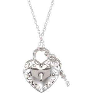 Heart Lock Necklace view 3