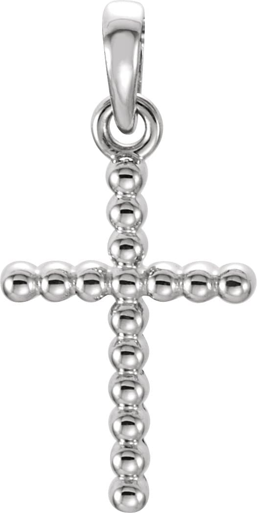 Beaded Cross Necklace or Pendant view 1