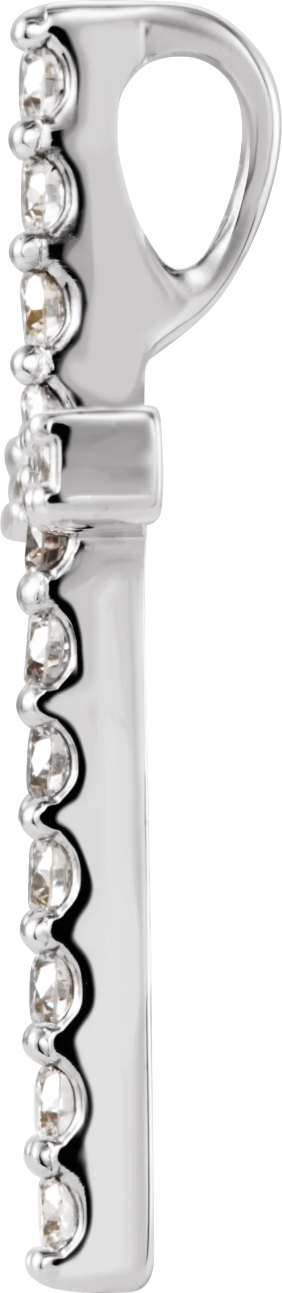 Petite Cross Necklace, view 3
