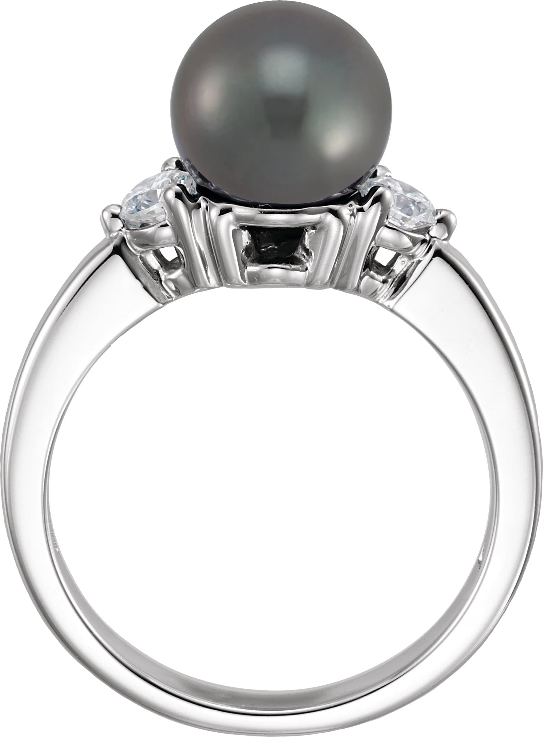 Accented Pearl Ring view 2