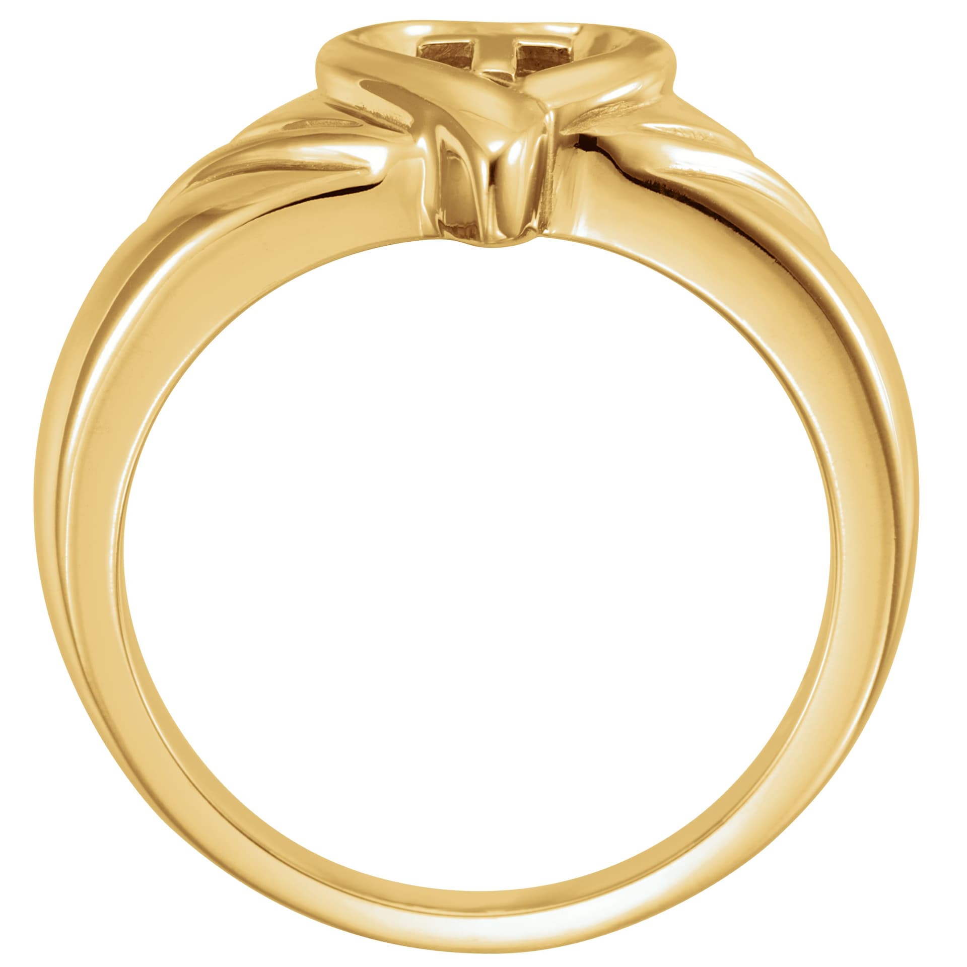 Heart & Cross Ring view 2