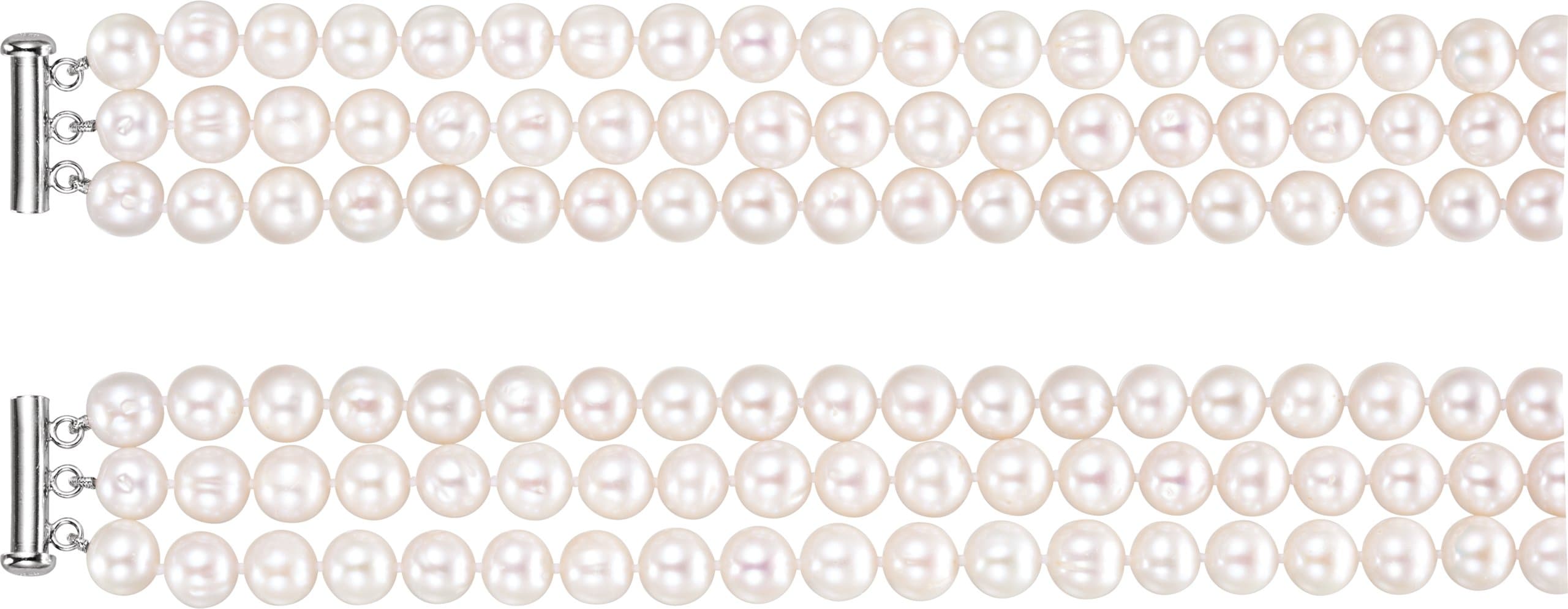 Pearl 3-Strand Necklace view 2