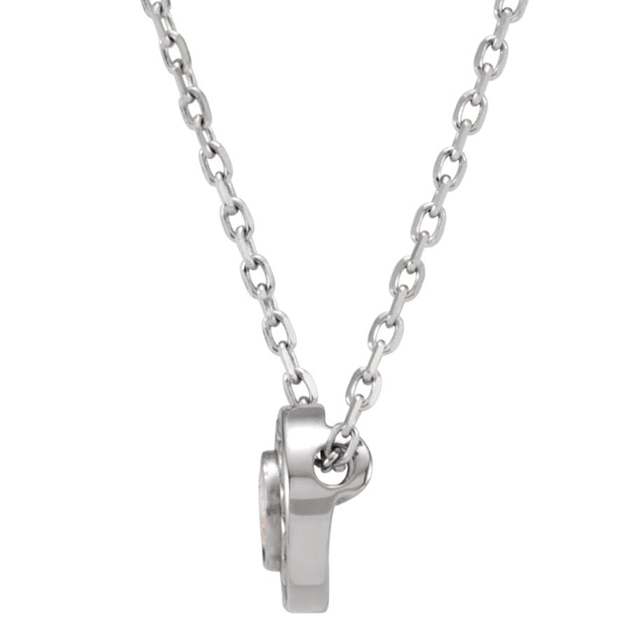 Bezel-Set Necklace or Pendant view 2
