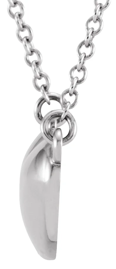 Accented Heart Necklace, view 3