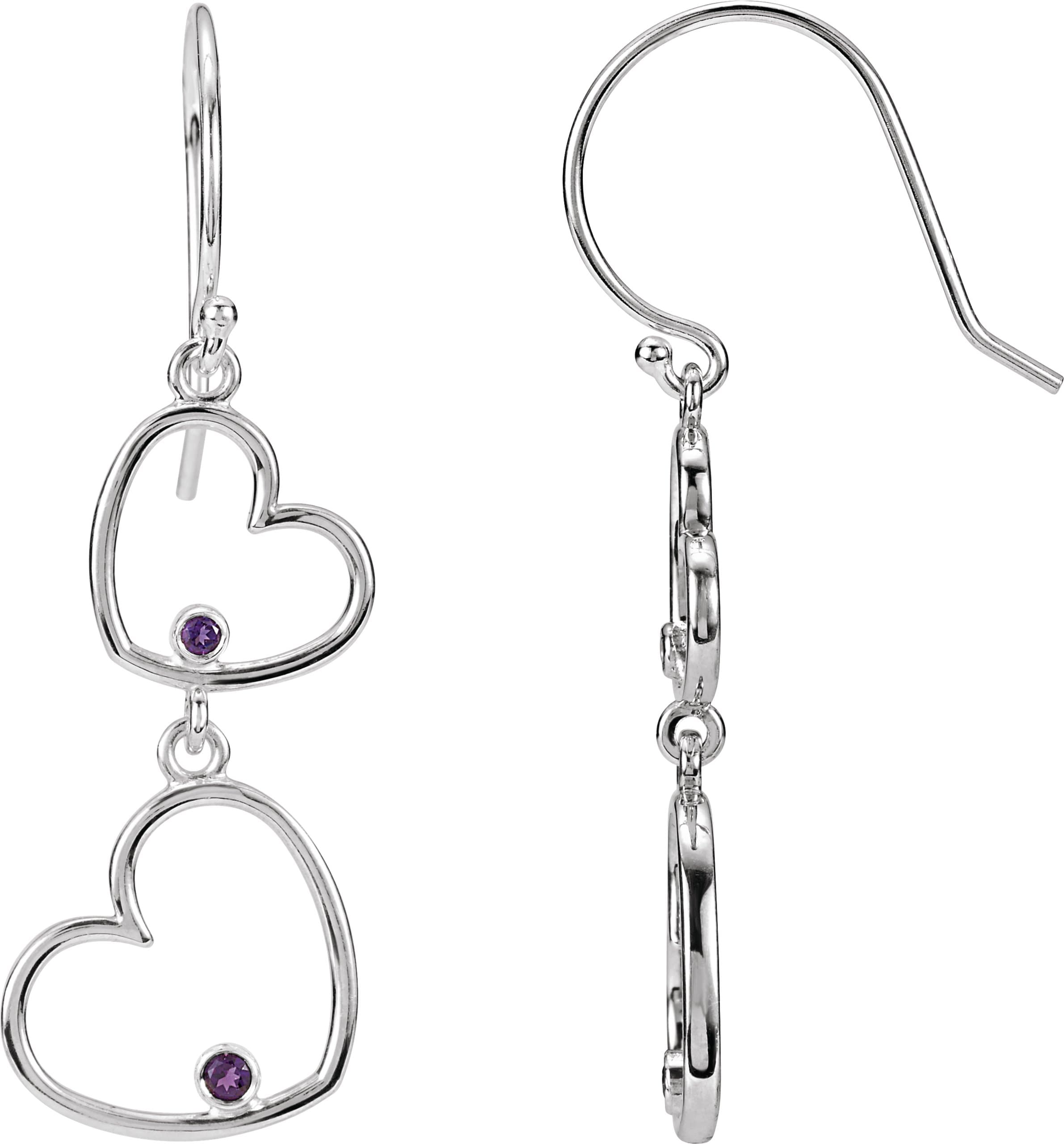 Double Heart Earrings view 1