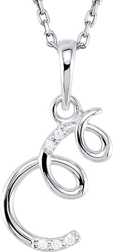 Initial Necklace or Pendant view 1