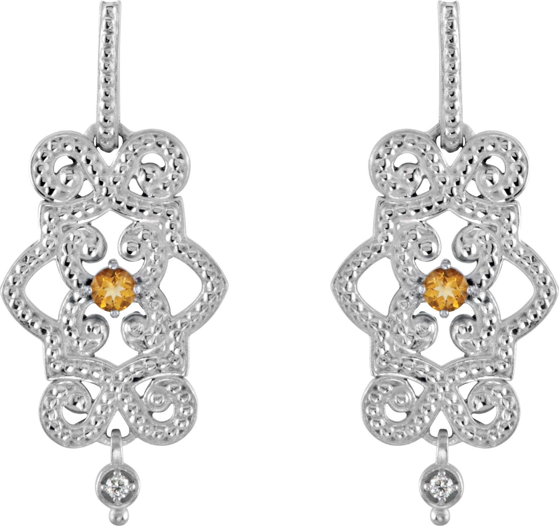 Granulated Earrings view 2