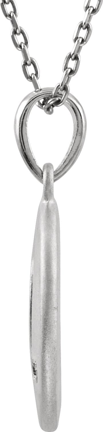 Accented Numeral Pendant view 2