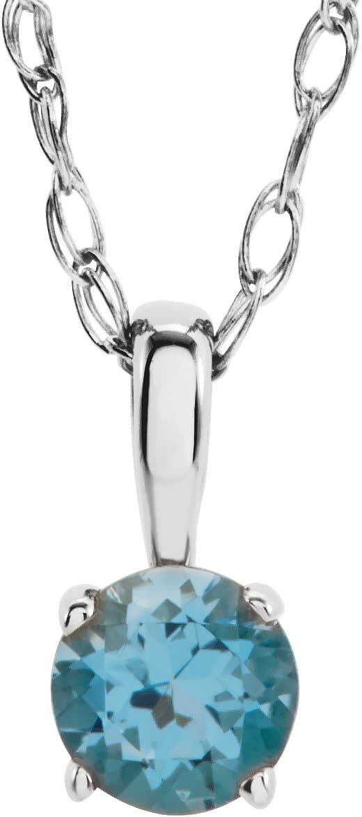 Youth Birthstone Necklace or Pendant view 1