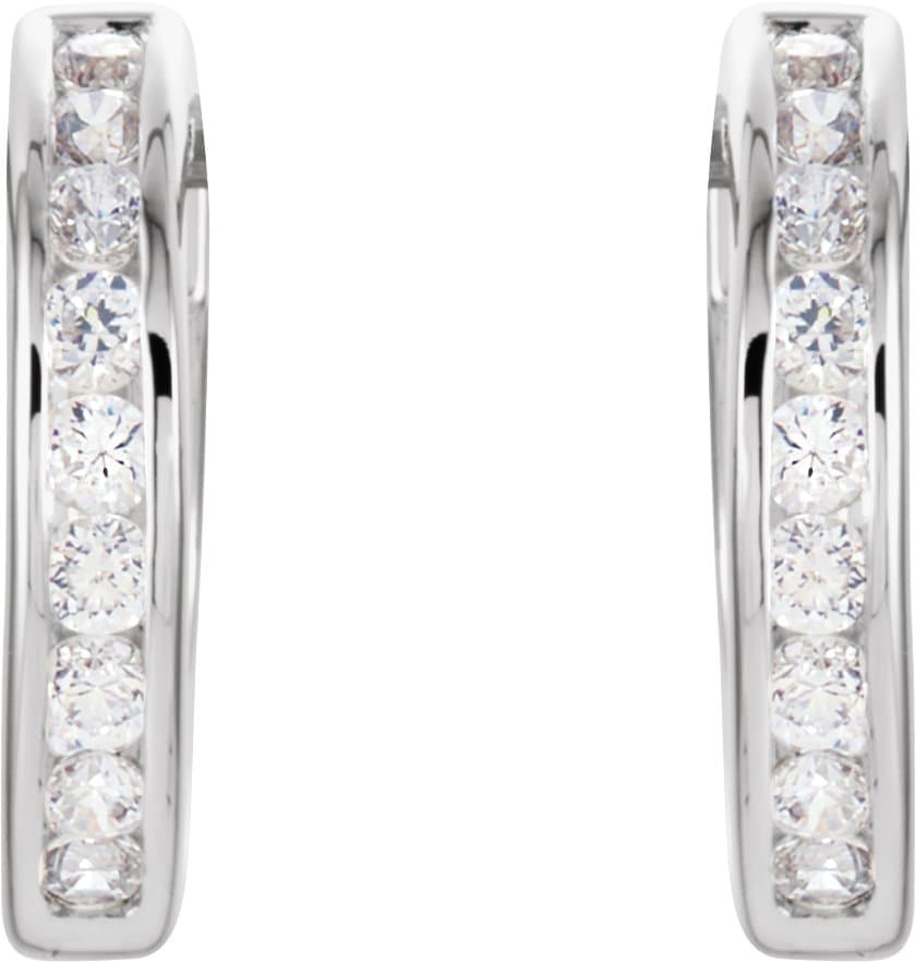 Hinged Hoop Earrings view 2
