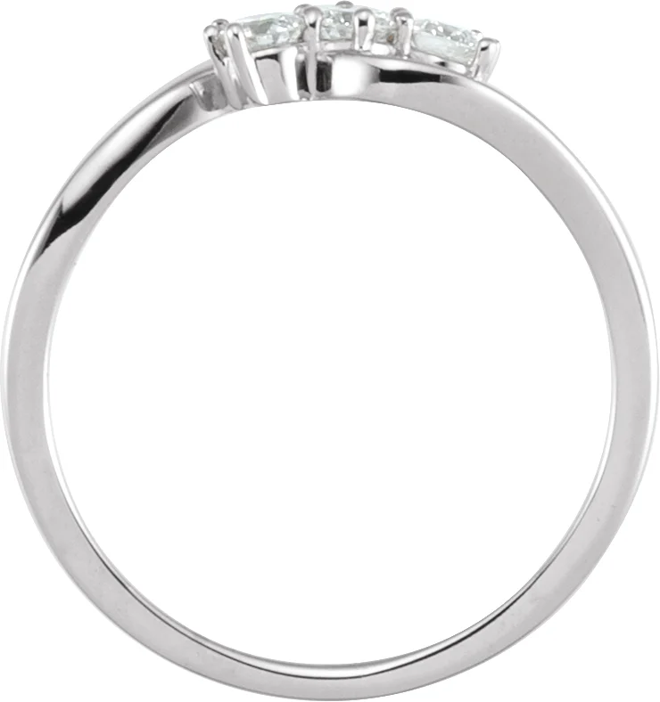 Three-Stone Ring, view 3