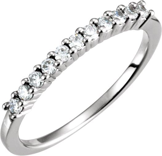 14K Rose 1/3 CTW Lab-Grown Diamond  Anniversary Band