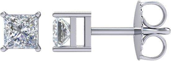 14K White 2 CTW Natural Diamond Earrings
