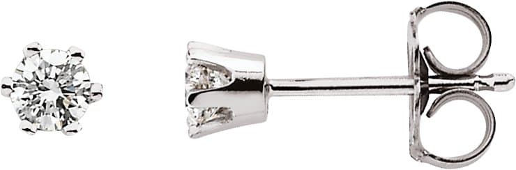 14K White 1 1/2 CTW Natural Diamond Stud Earrings