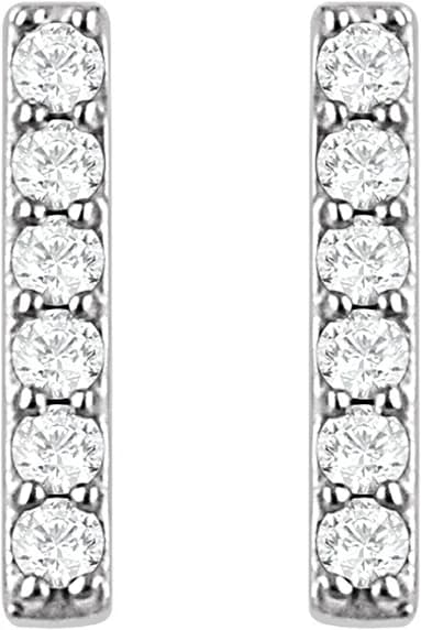 Bar Earrings, view 3