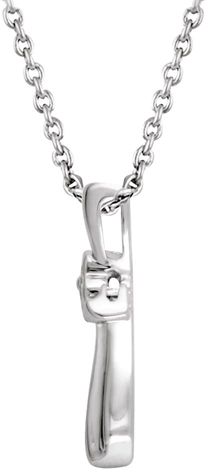 Wavy Cross Necklace view 2