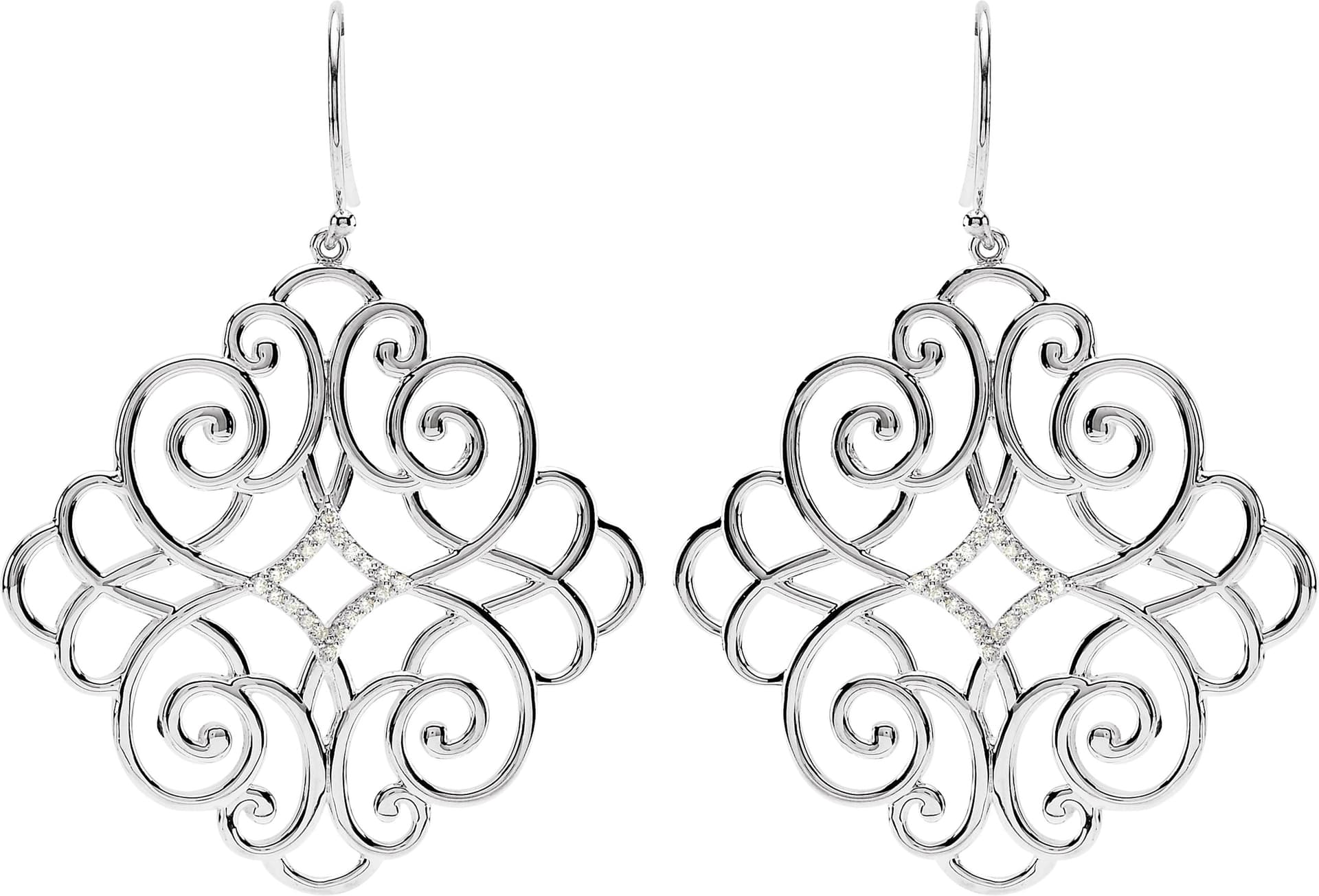 Filigree Scroll Earrings view 2