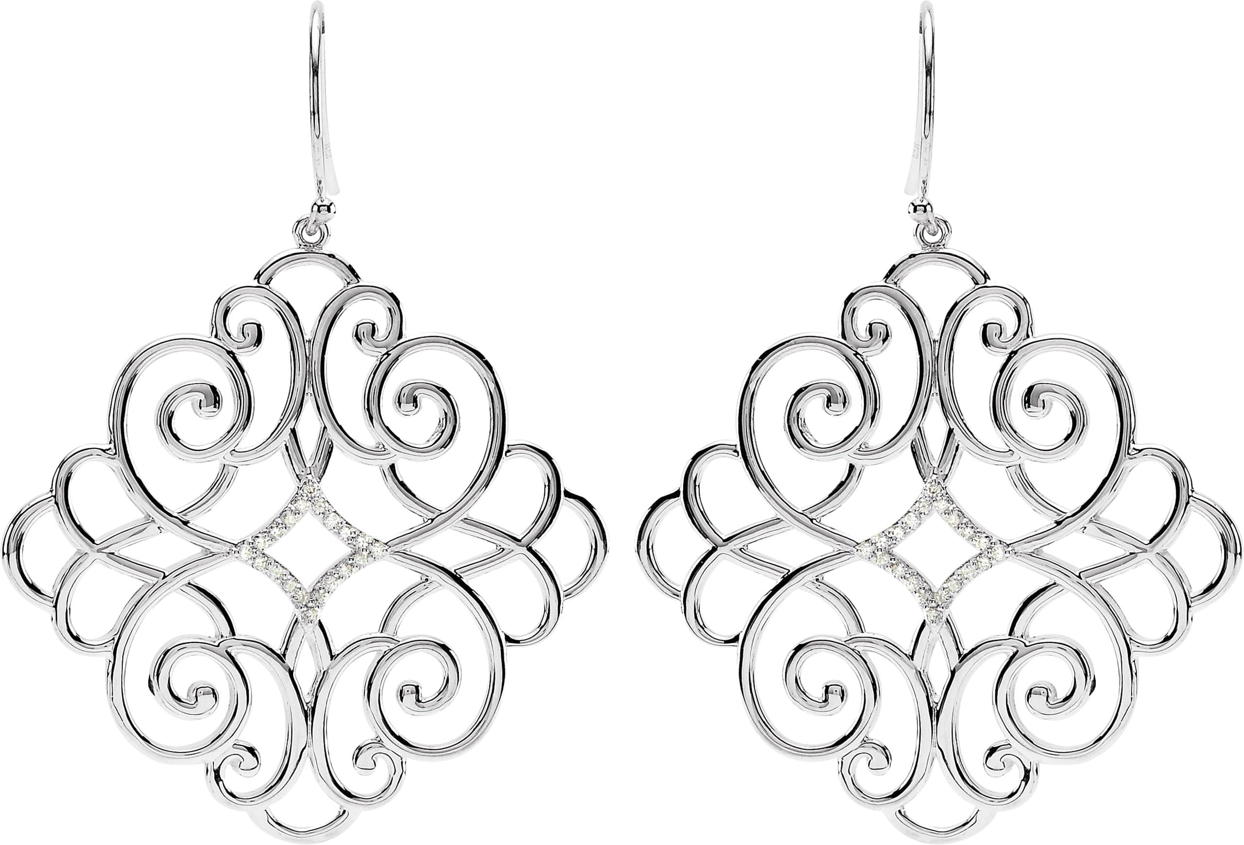Filigree Scroll Earrings view 2