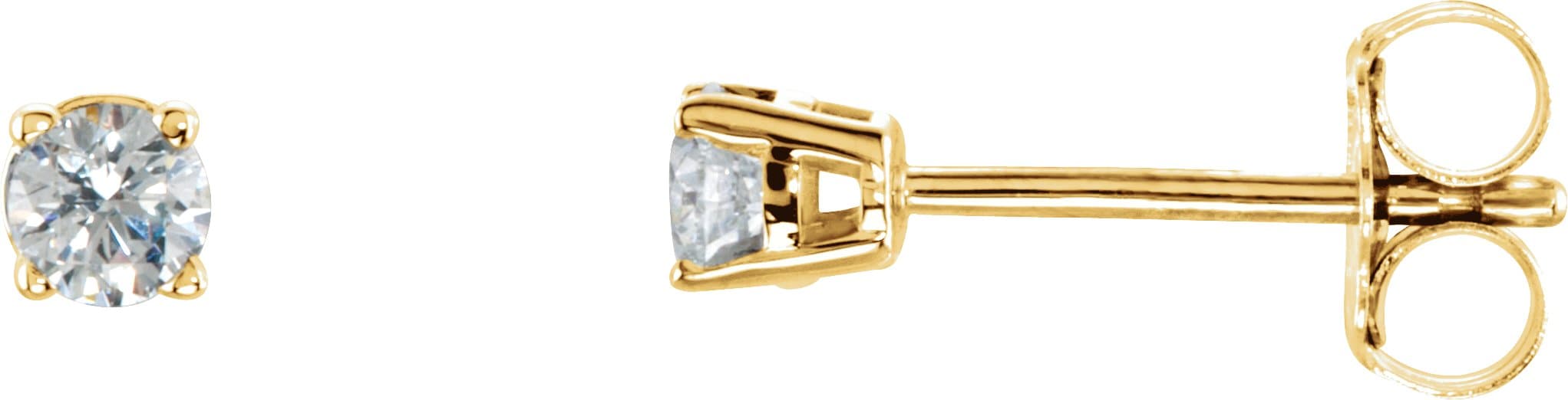 14K White 1/3 CTW Natural Diamond Stud Earrings