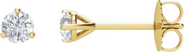 14K Rose Gold 1 1/2 CTW Natural Diamond Stud Earrings