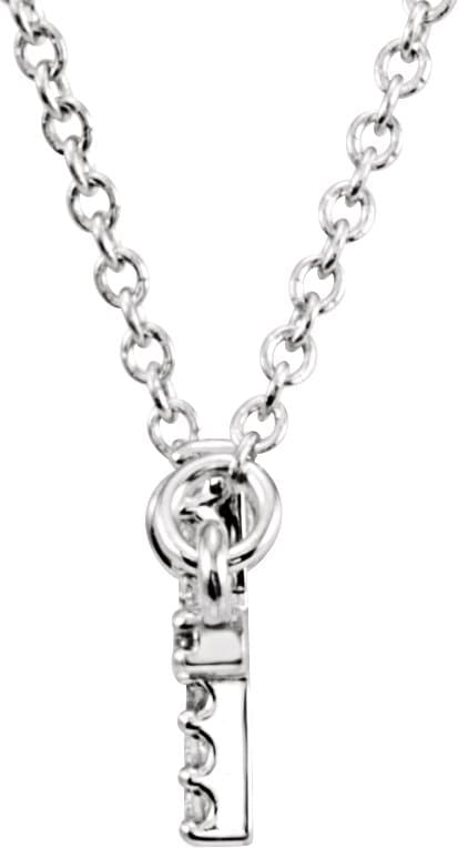 Sideways Cross Necklace or Center view 2