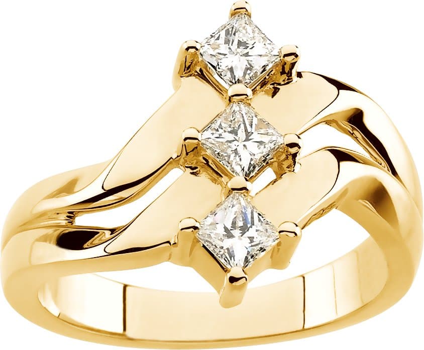 Accented Right Hand Ring view 2