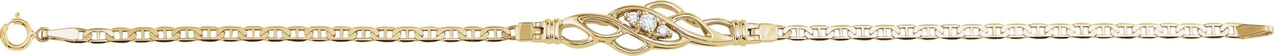 Accented Anchor Bracelet view 2
