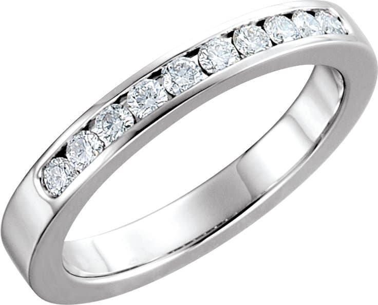 14K Yellow 1/5 CTW Natural Diamond Anniversary Band