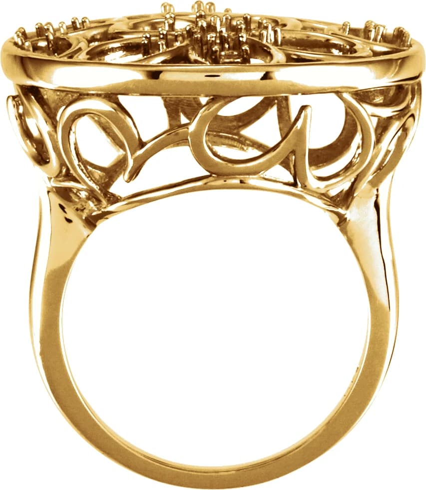 Floral Ring, view 3