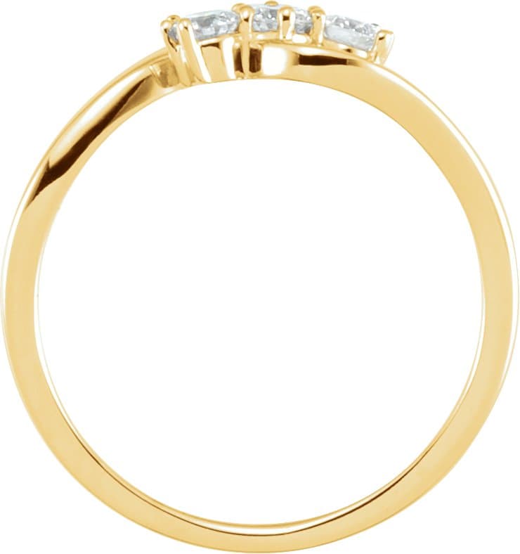 Three-Stone Ring view 2