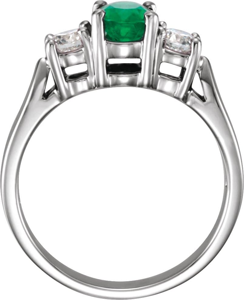 Three-Stone Ring view 2