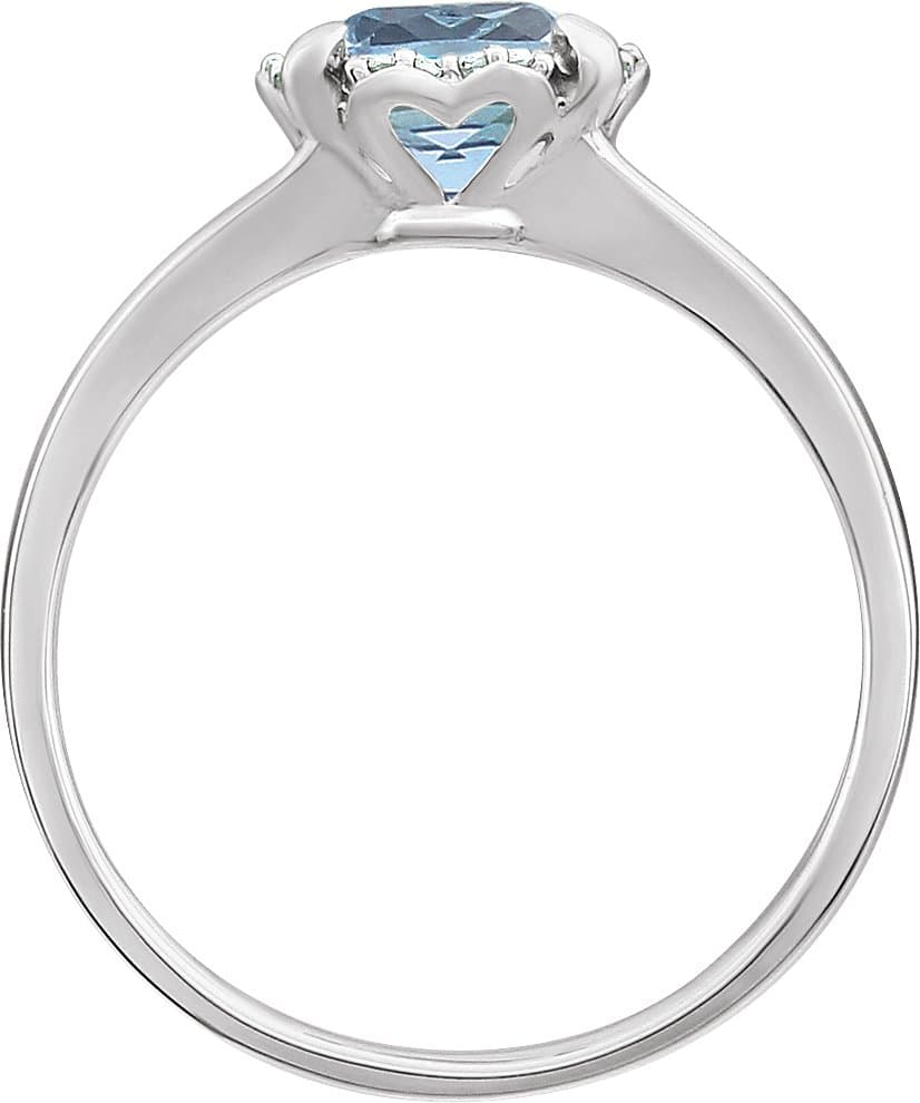 Halo-Style Birthstone Ring view 2