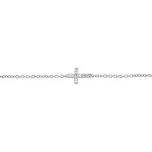 Youth Sideways Cross Bracelet view 3